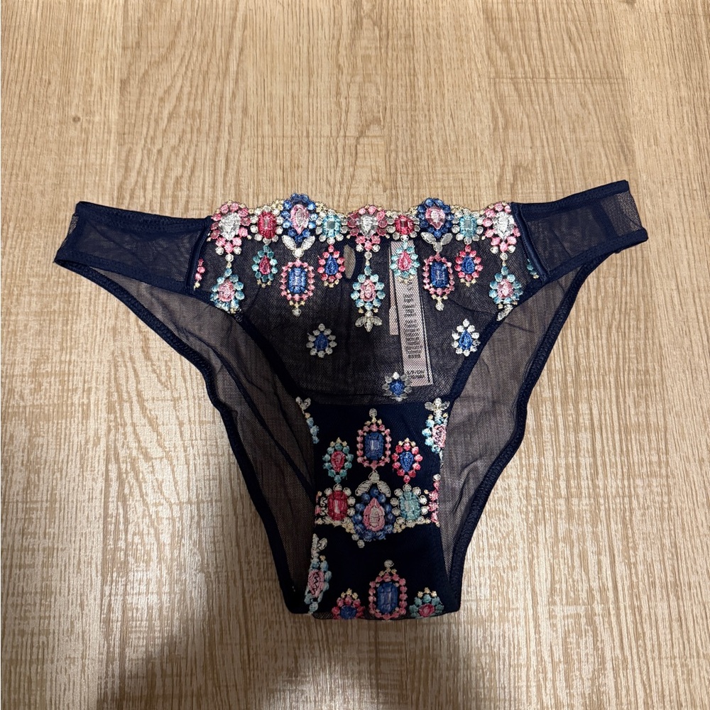 Victoria’s Secret Embellished Sheer Floral Panties